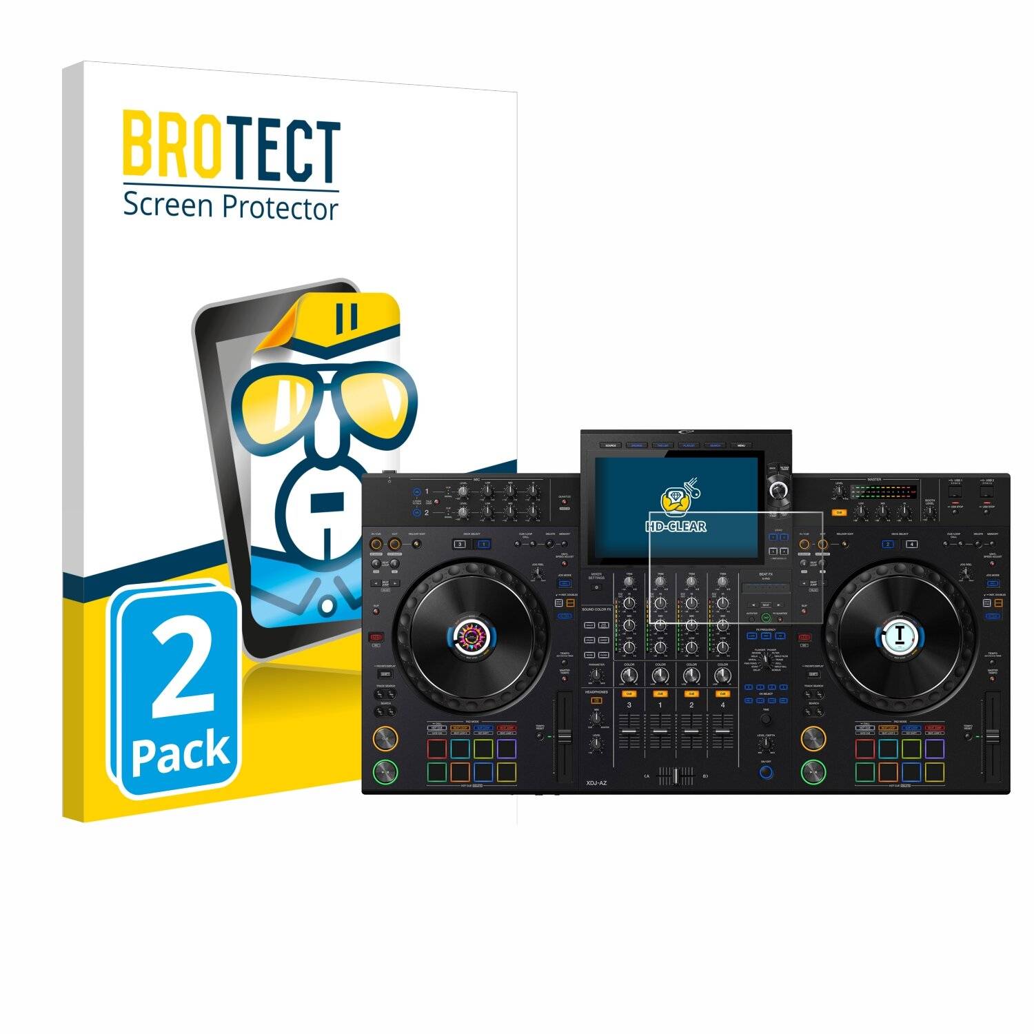 2x BROTECT Displayschutz-Folie für AlphaTheta