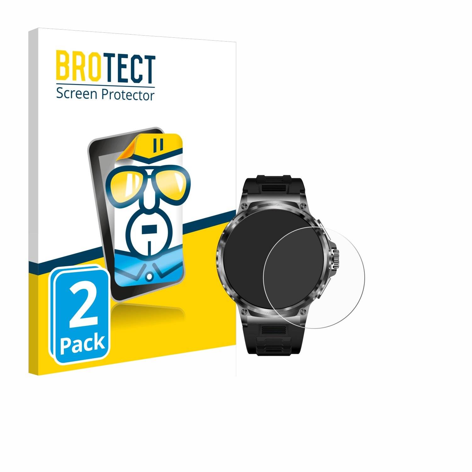 2x BROTECT Displayschutz-Folie für Rogbid Tank M5