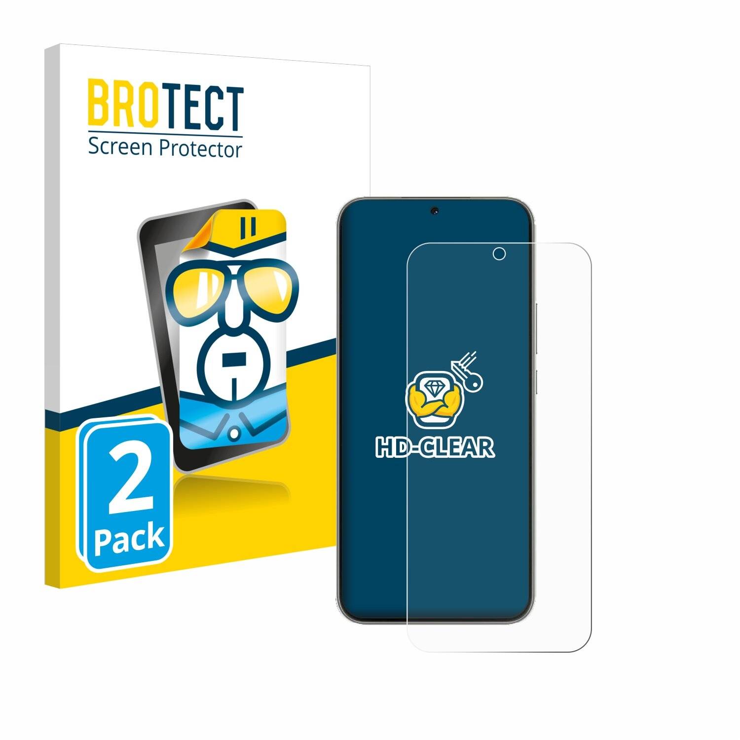2x BROTECT Displayschutz-Folie für Huawei Nova