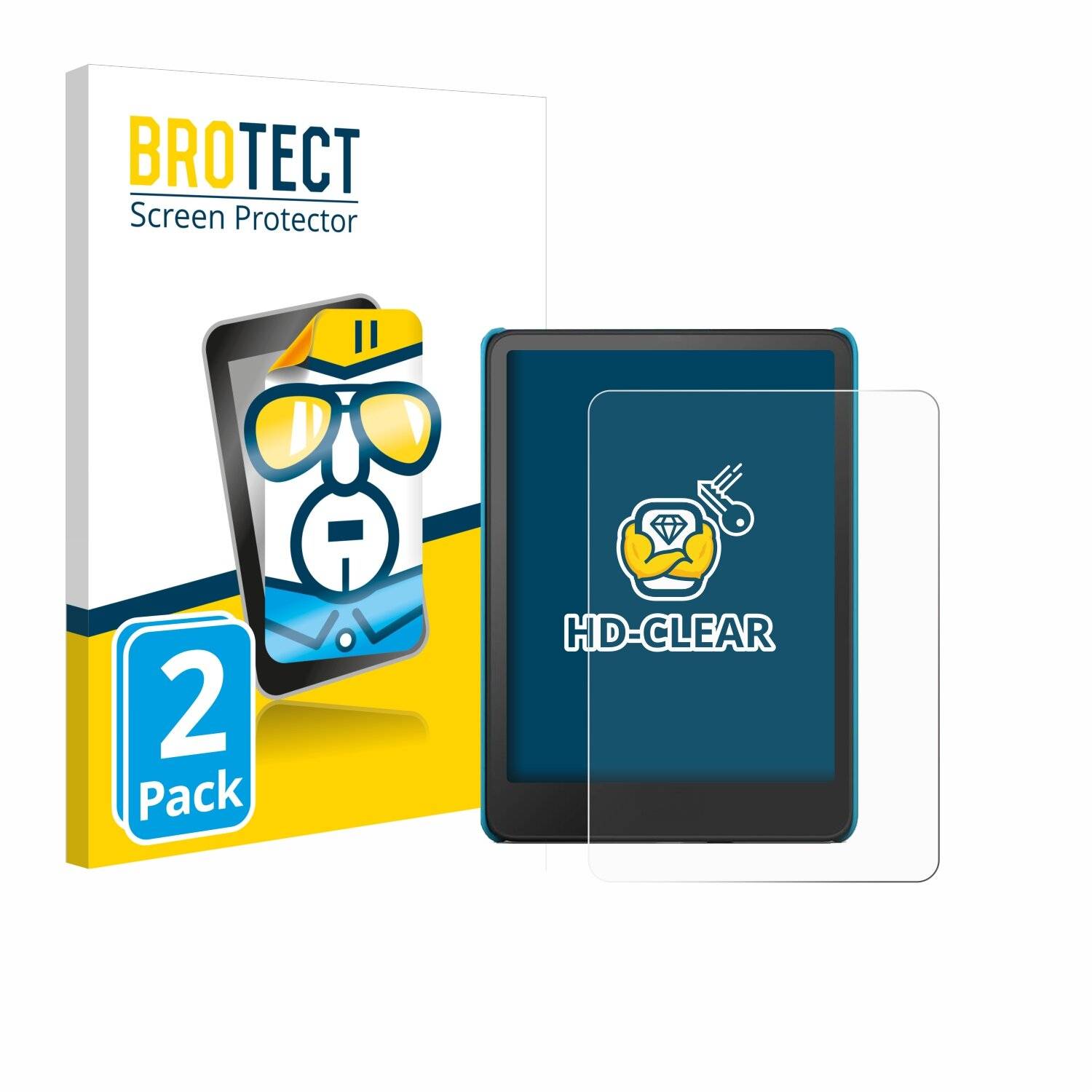 2x BROTECT Displayschutz-Folie für Amazon Kindle Paperwhite Kids