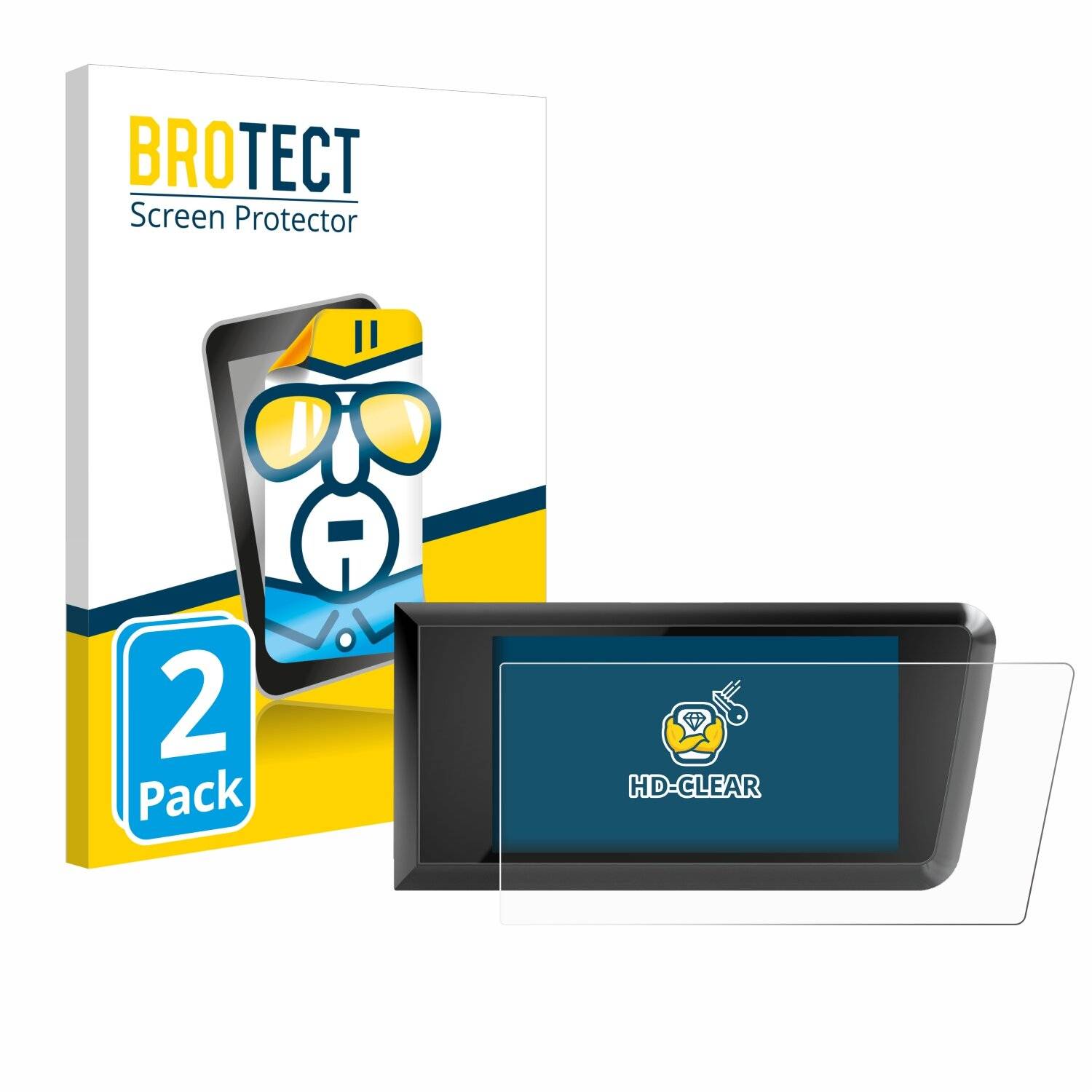 2x BROTECT Displayschutz-Folie für Bosch Purion