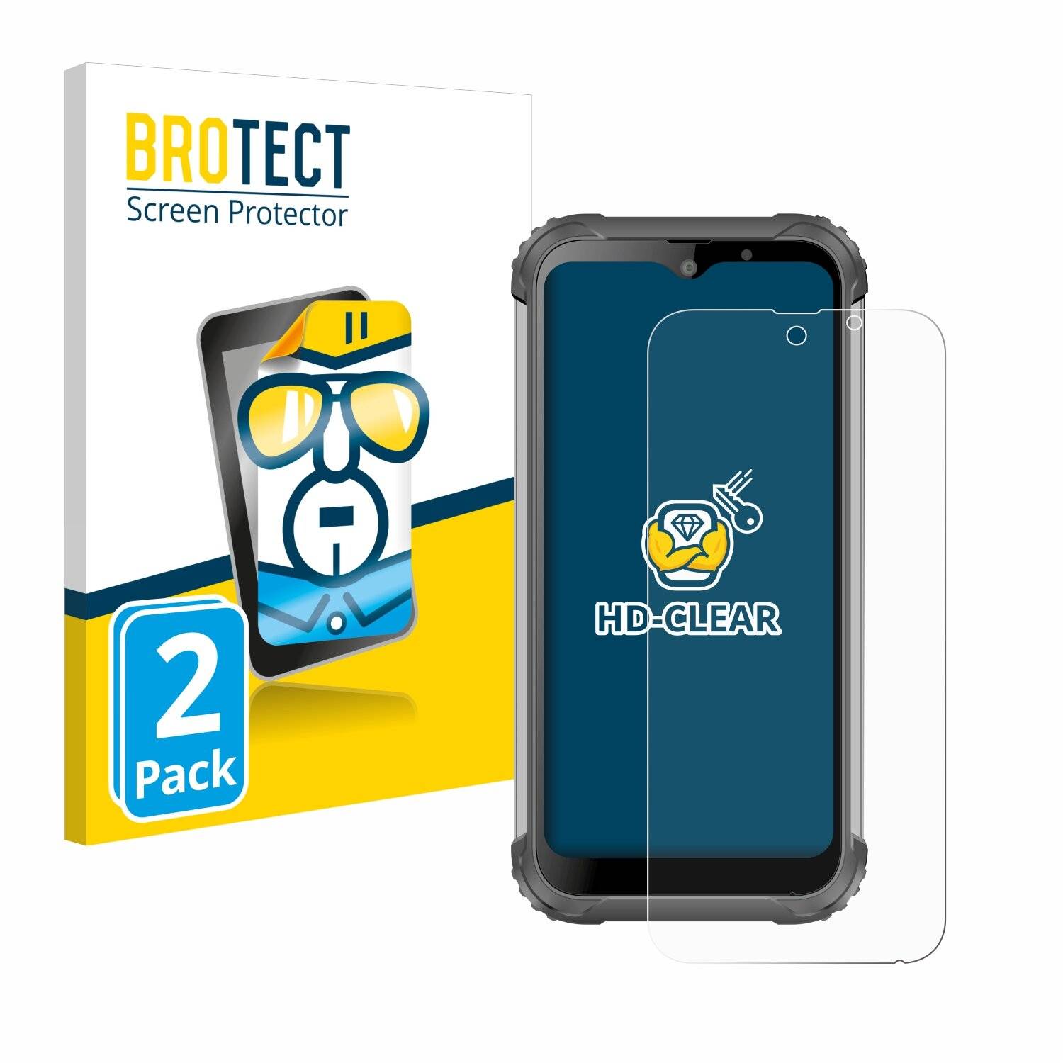2x BROTECT Displayschutz-Folie für Athesi