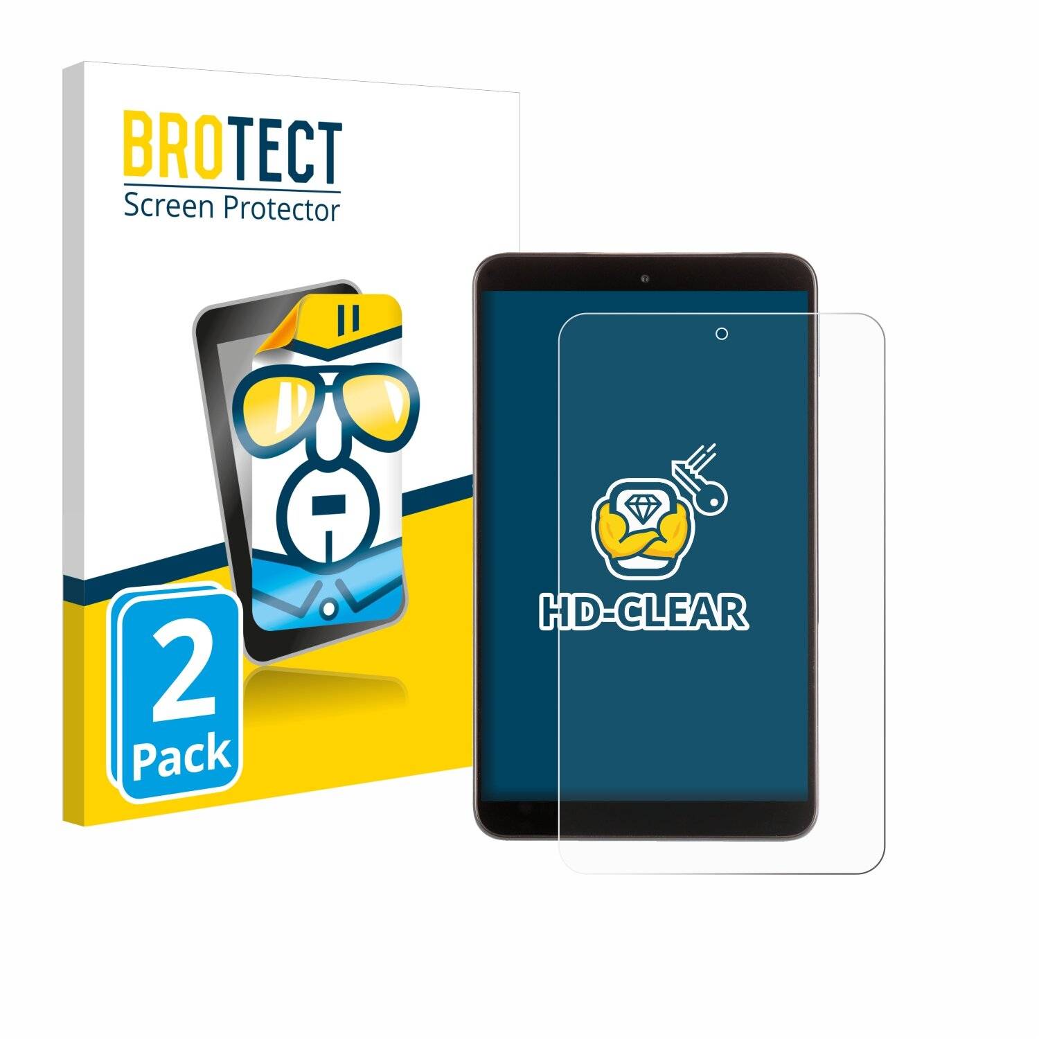 2x BROTECT Displayschutz-Folie für Nokia T10
