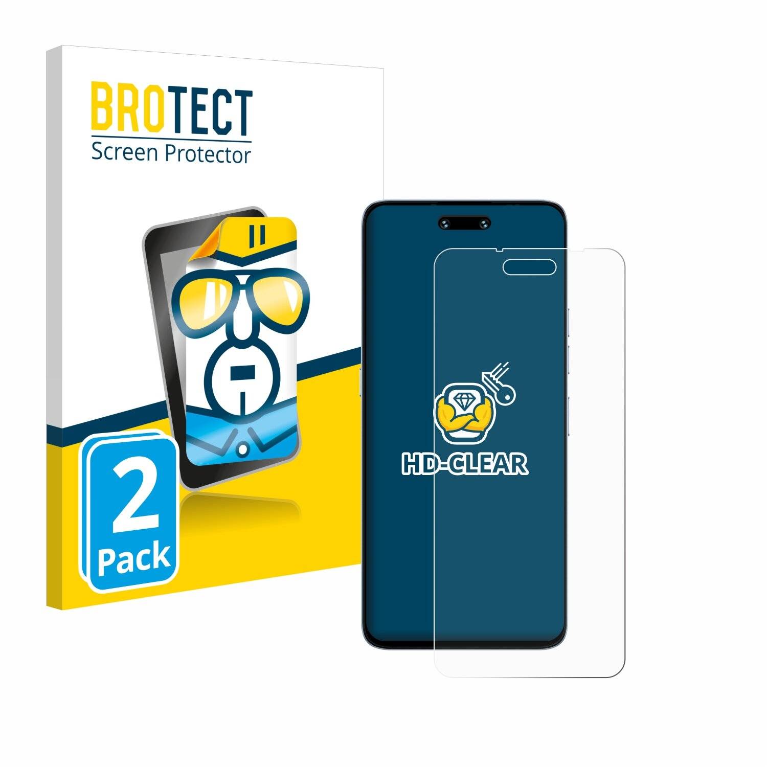 2x BROTECT Displayschutz-Folie für Umidigi G6