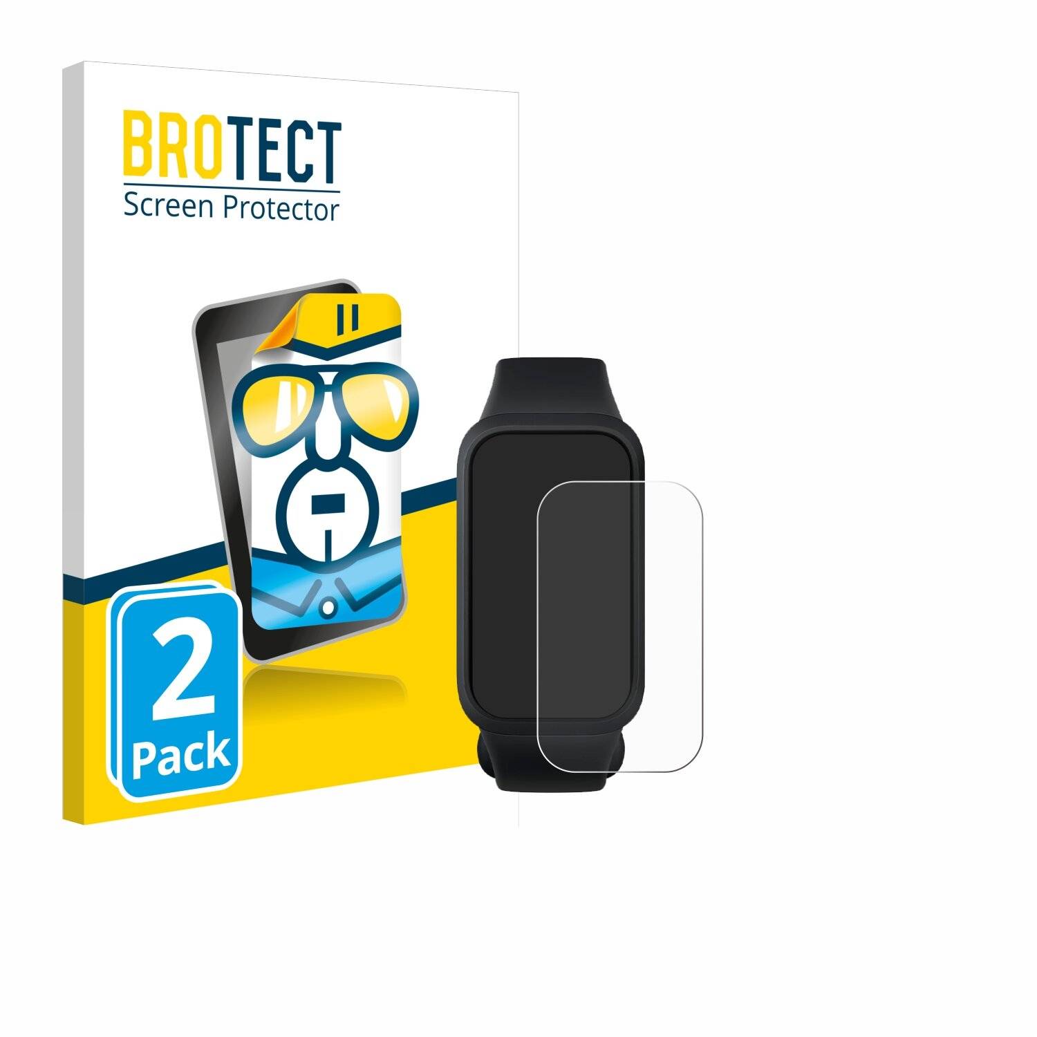 2x BROTECT Displayschutz-Folie für Xiaomi Mi Smart Band 9