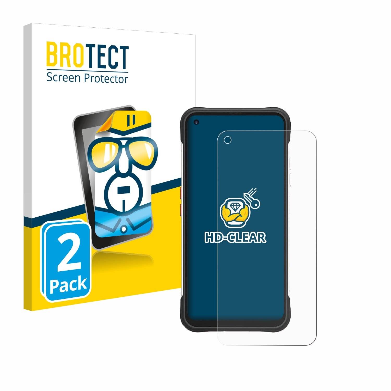 2x BROTECT Displayschutz-Folie für Unihertz Golden