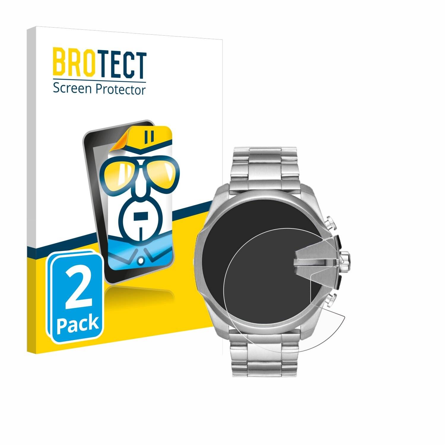 2x BROTECT Displayschutz-Folie für Diesel Mega Chief