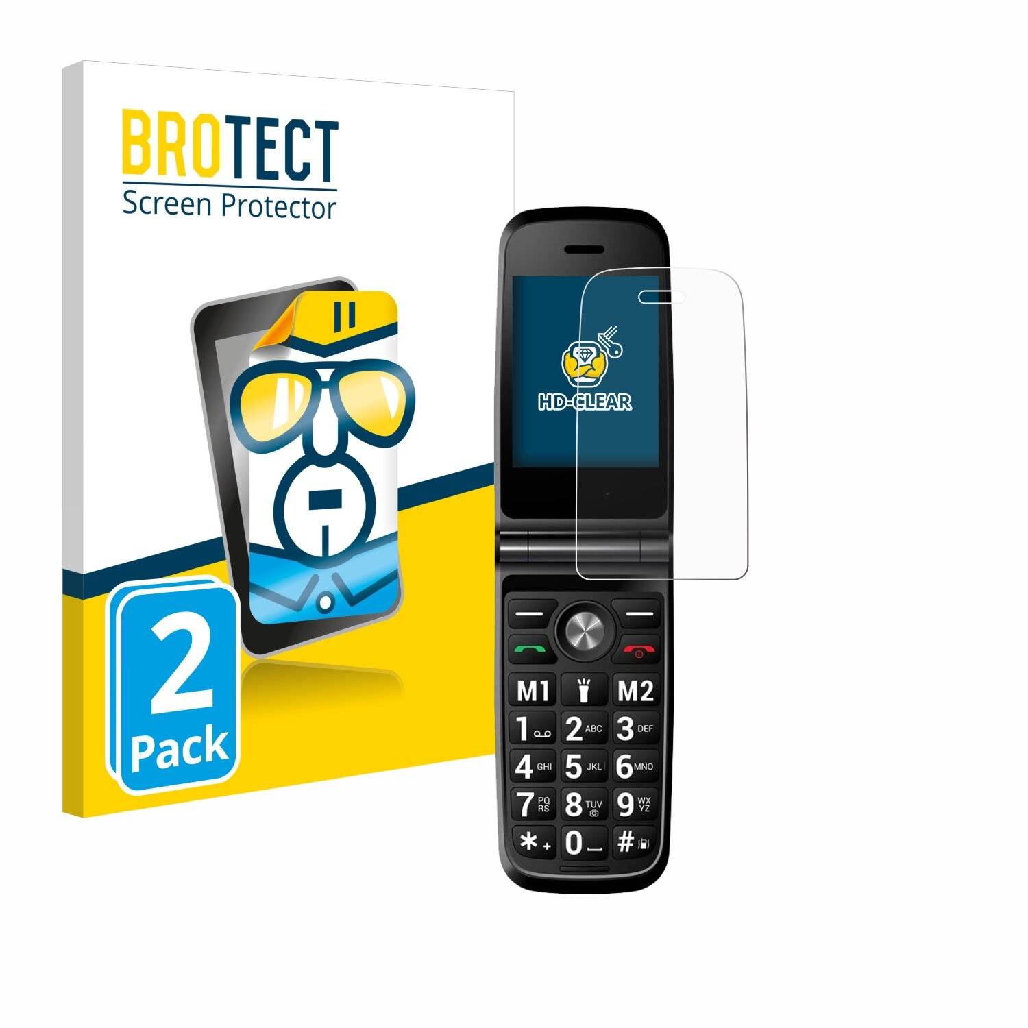 2x BROTECT Displayschutz-Folie für SPC