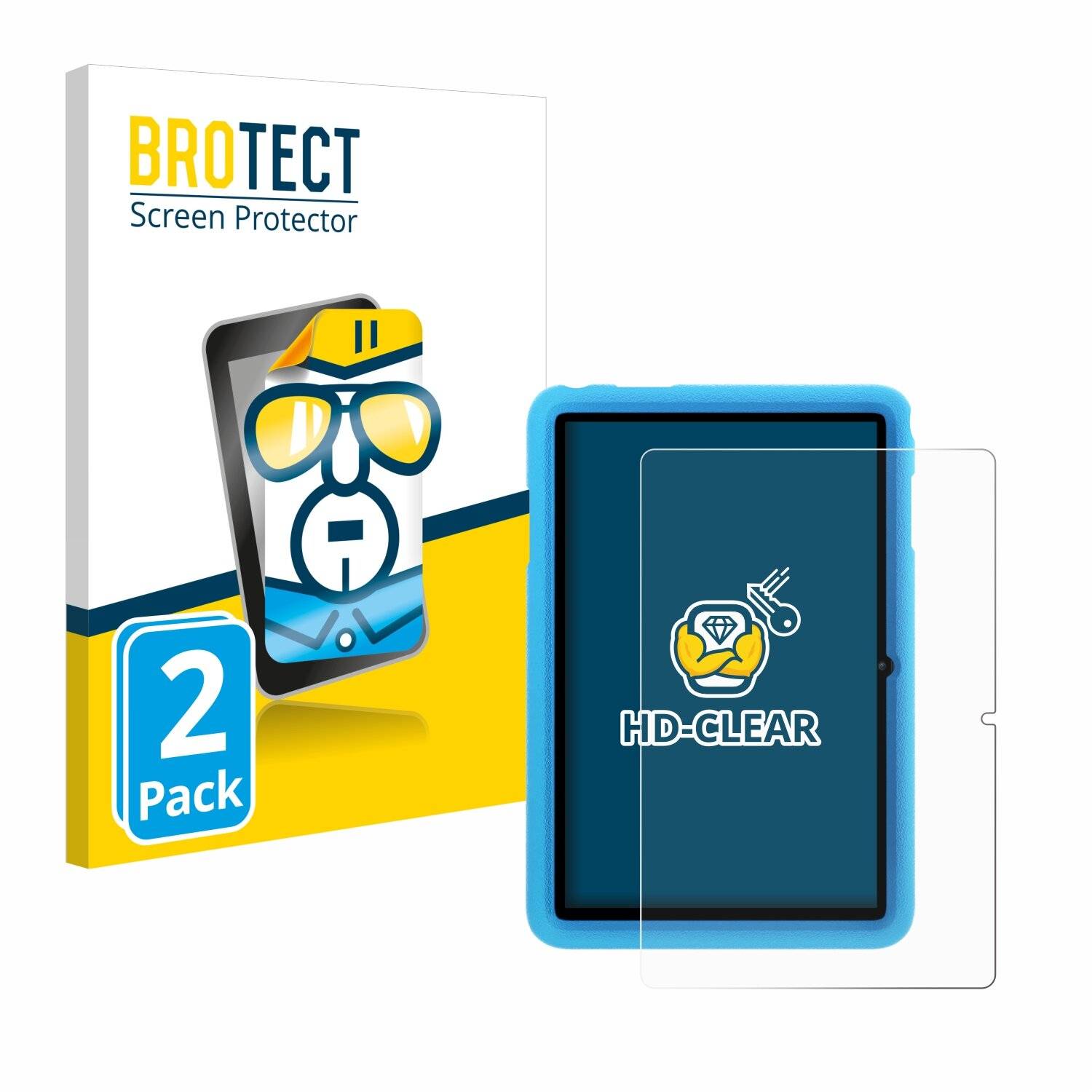 2x BROTECT Displayschutz-Folie für Blackview Tab 8