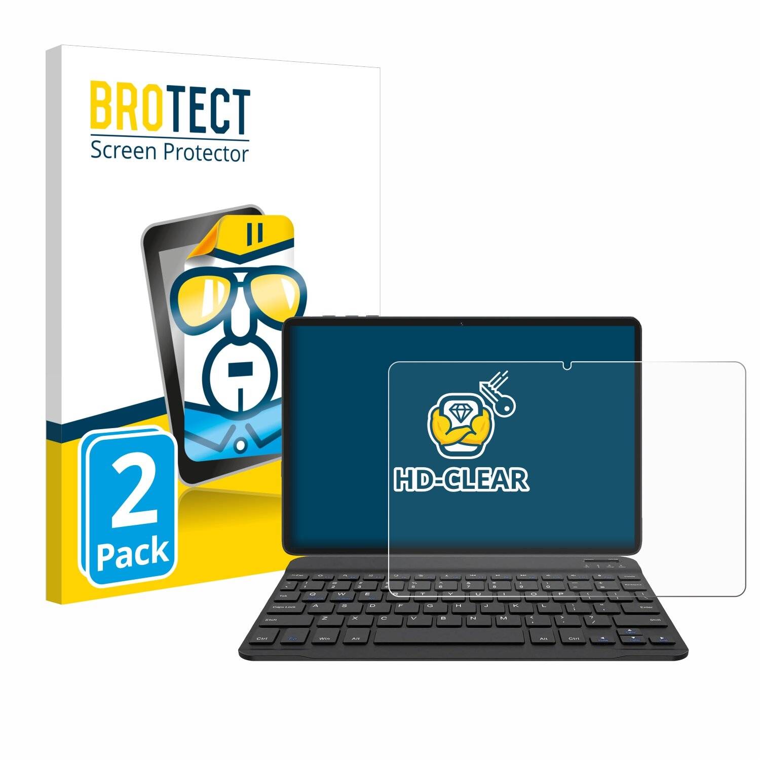 2x BROTECT Displayschutz-Folie für BESTTAB