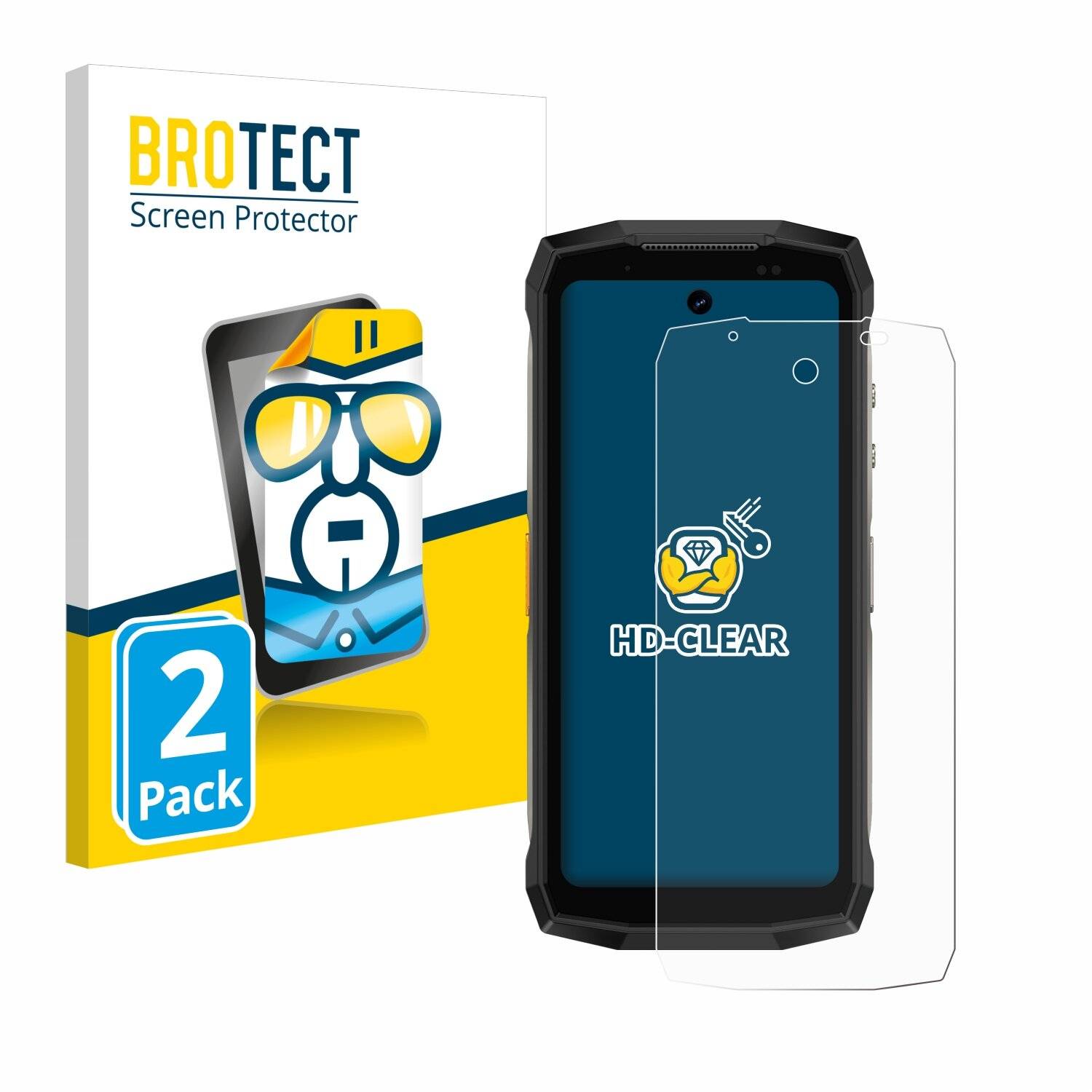 2x BROTECT Displayschutz-Folie für Ulefone Armor Mini 20