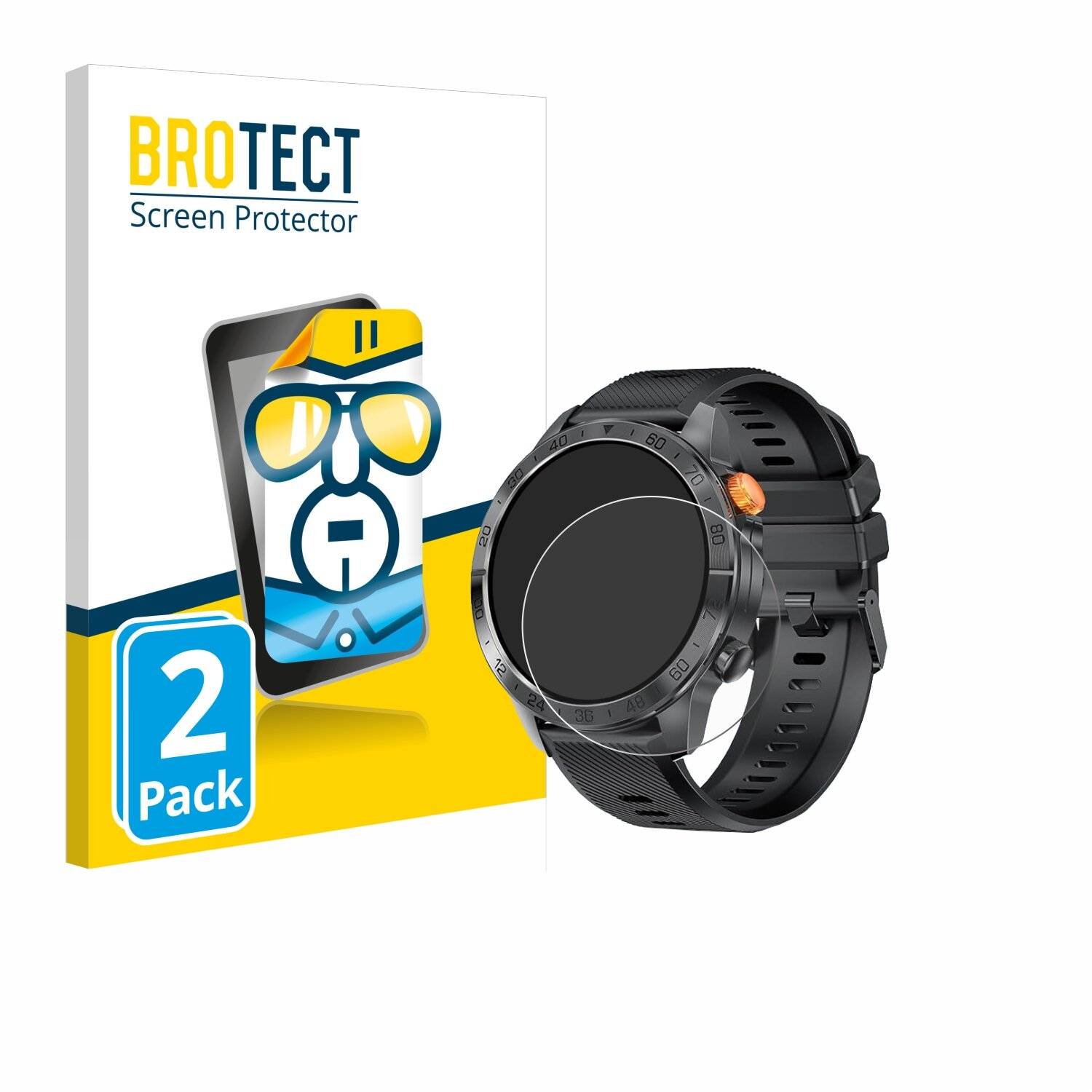 2x BROTECT Displayschutz-Folie für Loekneue YK57