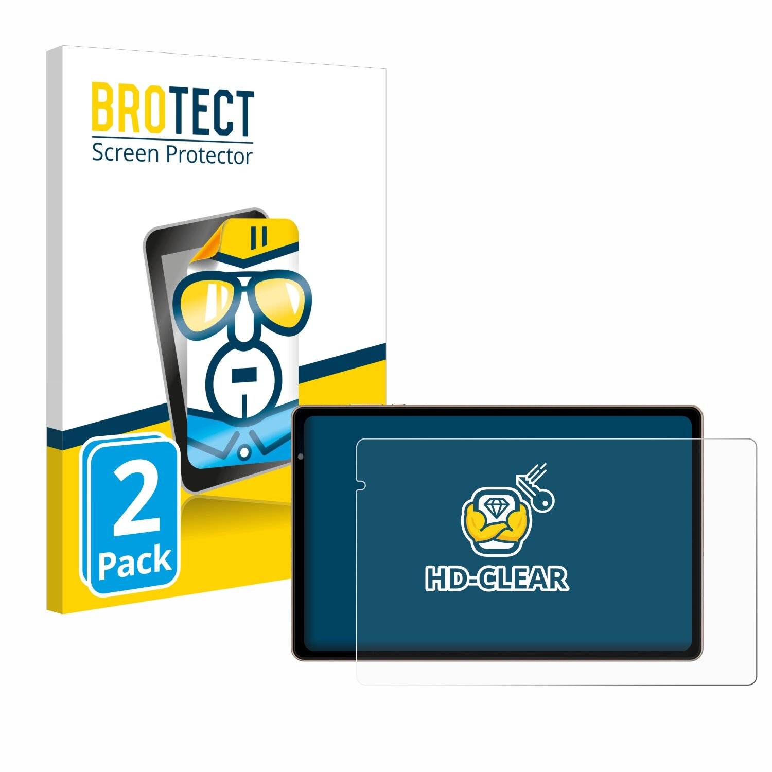 2x BROTECT Displayschutz-Folie für Biegedy B22