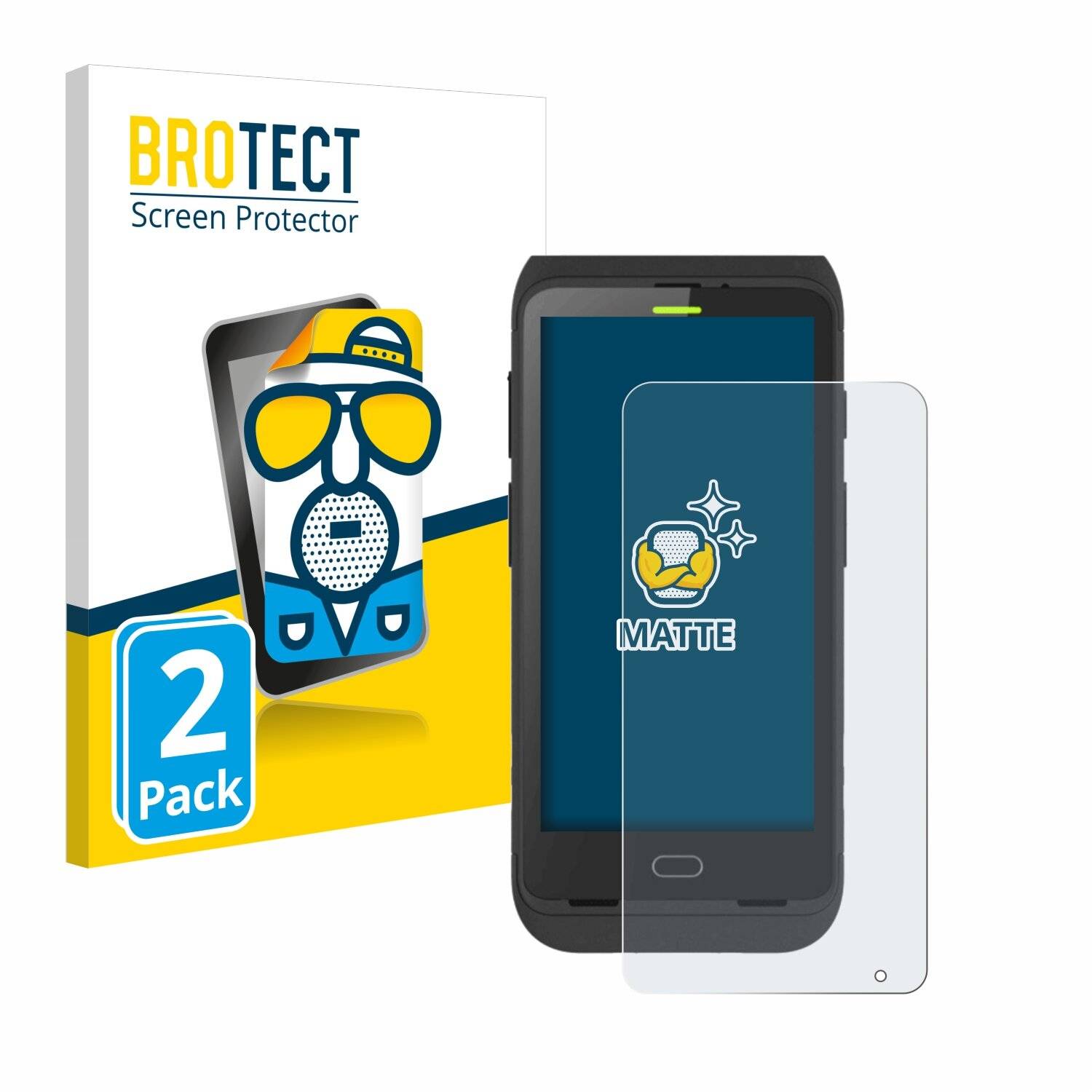 2x BROTECT Entspiegelungs-Folie für Honeywell Dolphin CT40