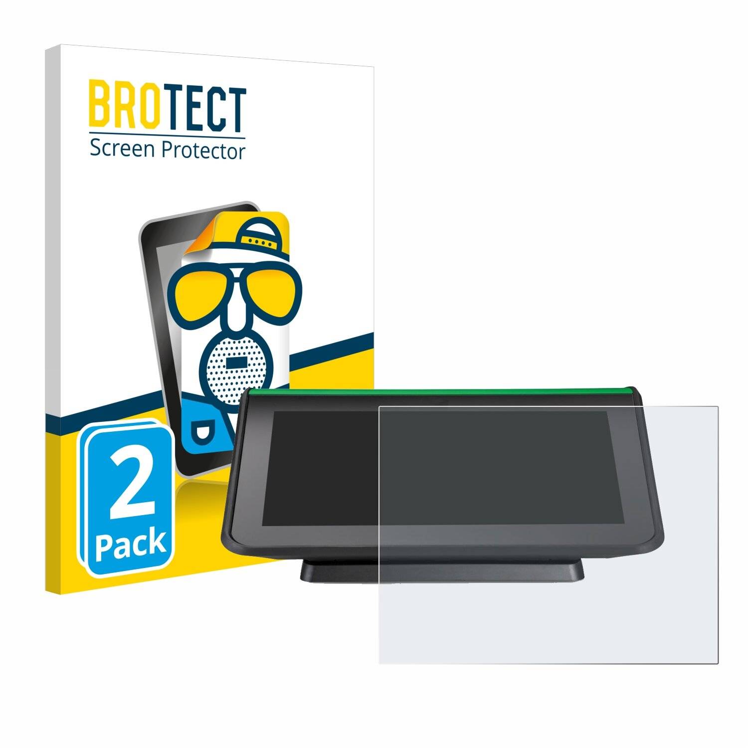 2x BROTECT Entspiegelungs-Folie für Hella Gutmann Mega Macs