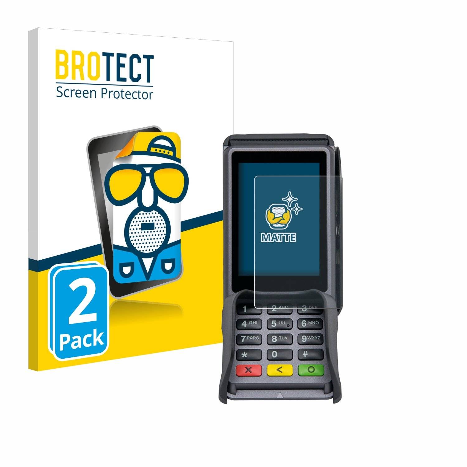 2x BROTECT Entspiegelungs-Folie für Verifone