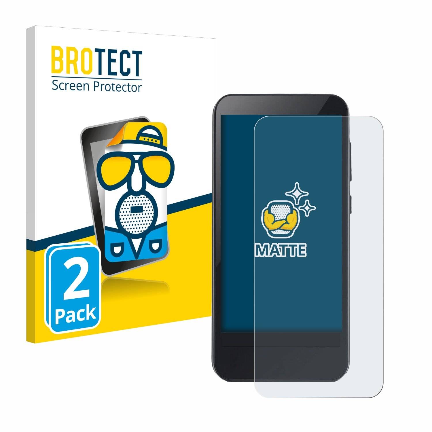 2x BROTECT Entspiegelungs-Folie für Omnipod