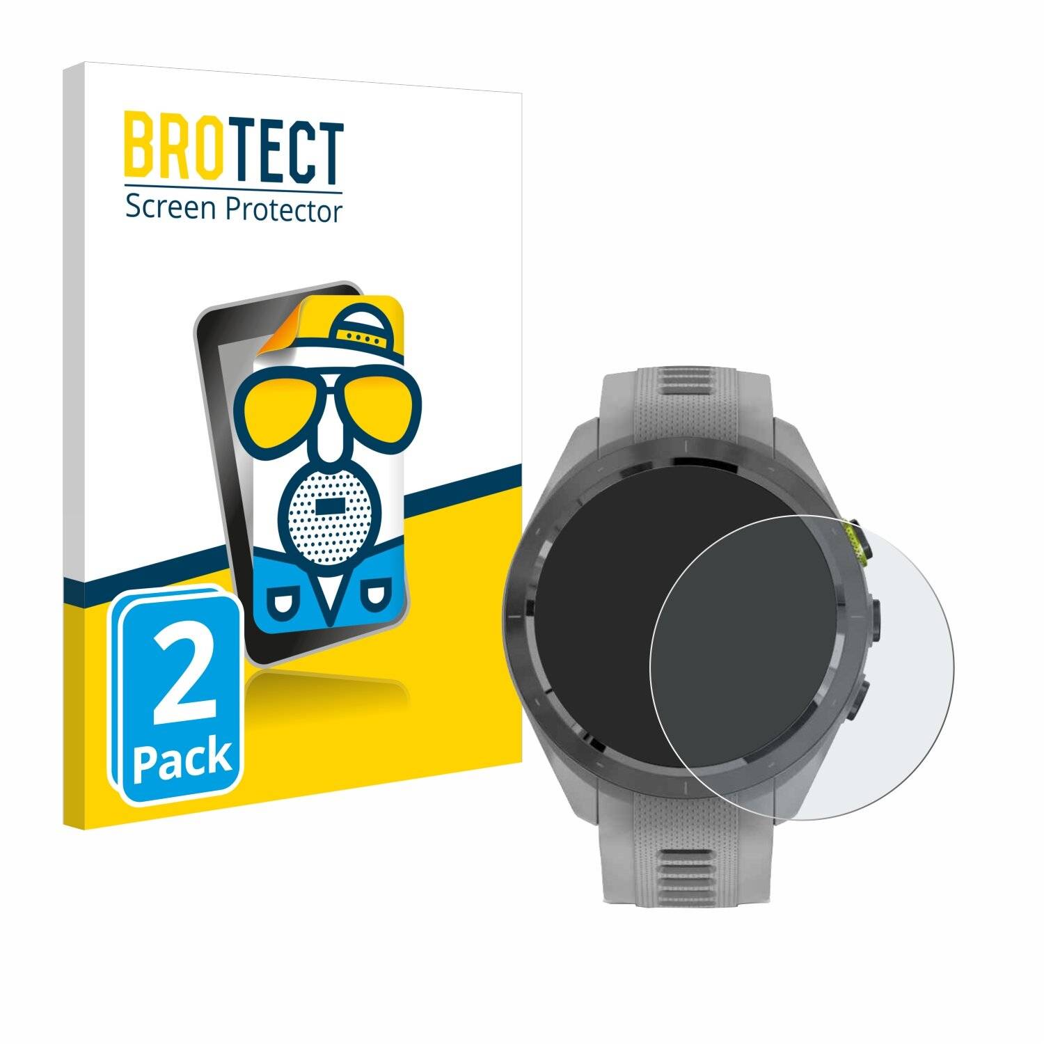 2x BROTECT Entspiegelungs-Folie für Garmin Approach S70 (42