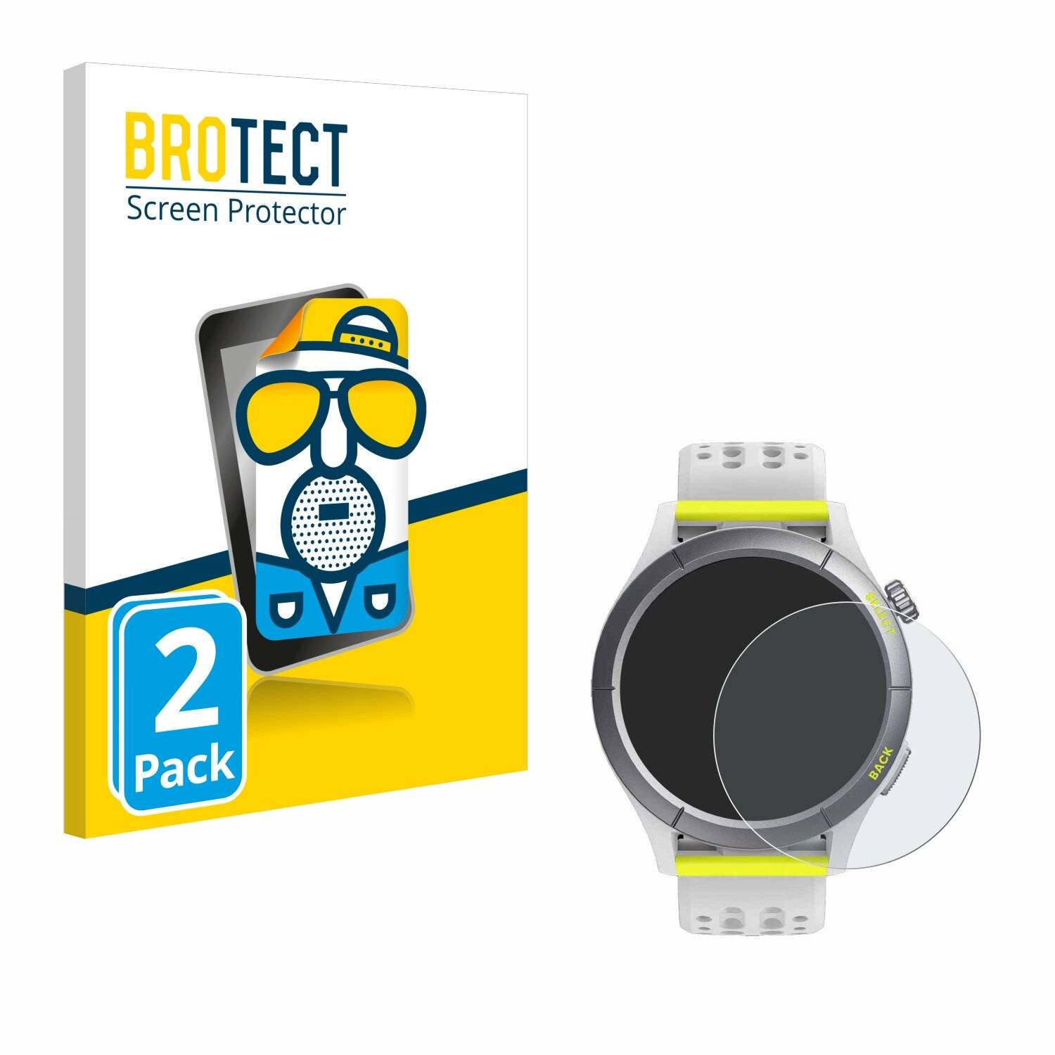 2x BROTECT Entspiegelungs-Folie für Huami Amazfit