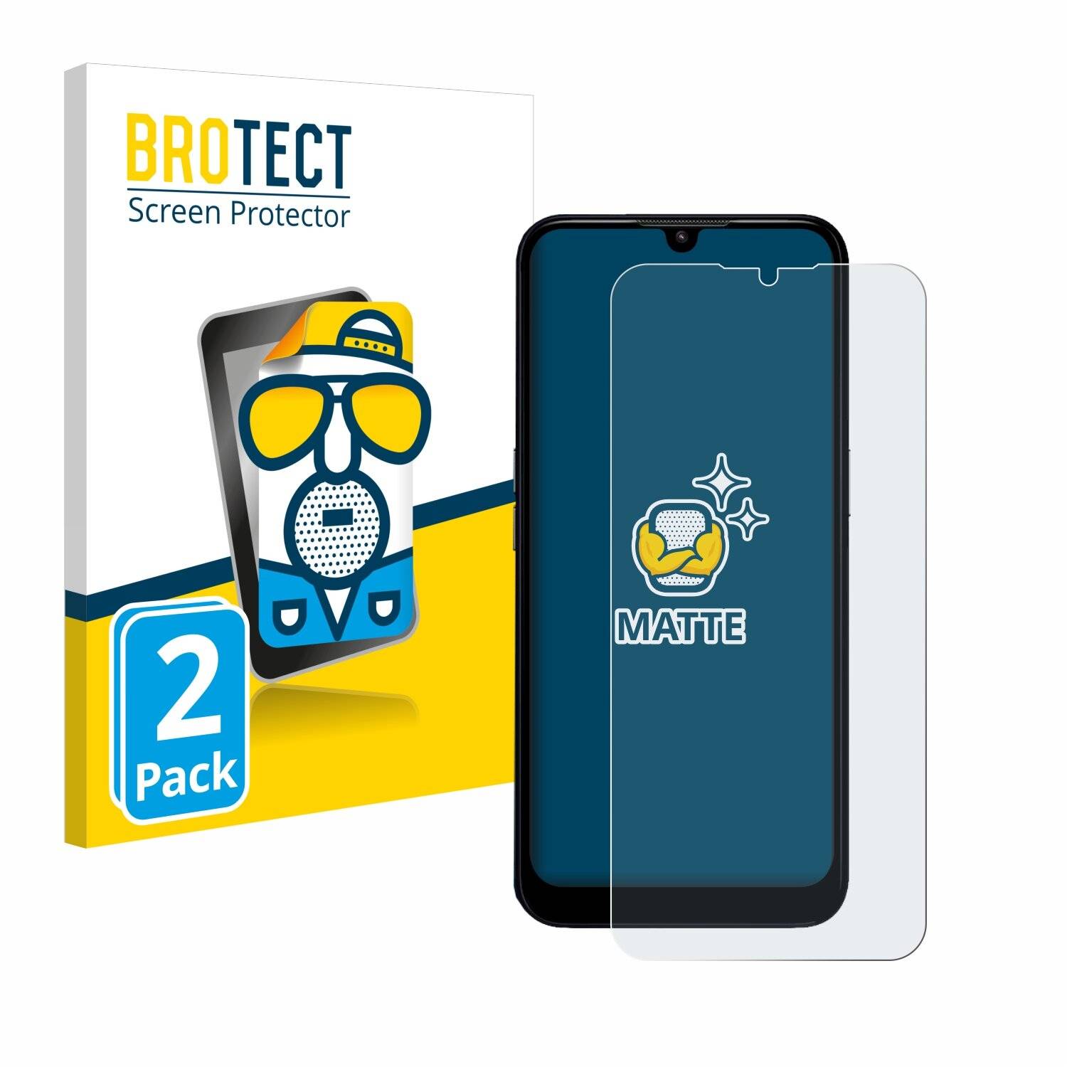 2x BROTECT Entspiegelungs-Folie für Doro