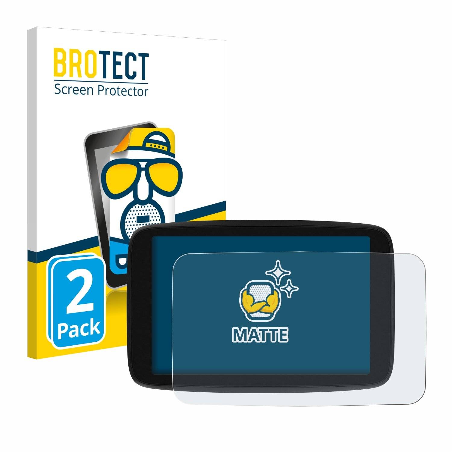2x BROTECT Entspiegelungs-Folie für TomTom Go Navigator 6