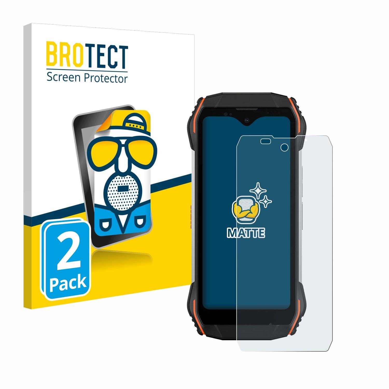 2x BROTECT Entspiegelungs-Folie für Blackview