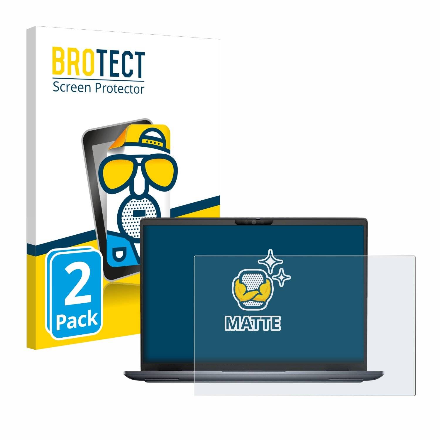 2x BROTECT Entspiegelungs-Folie für Dell Latitude