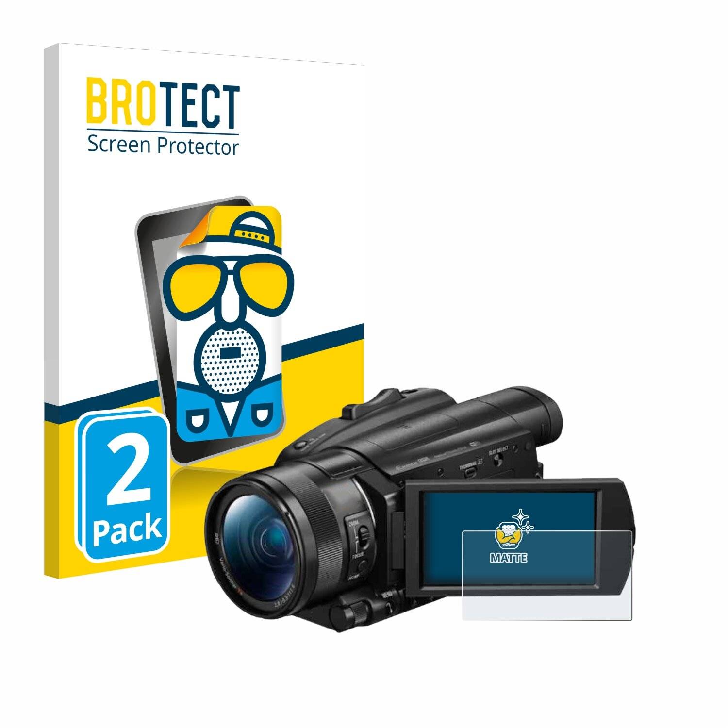 2x BROTECT Entspiegelungs-Folie für Sony