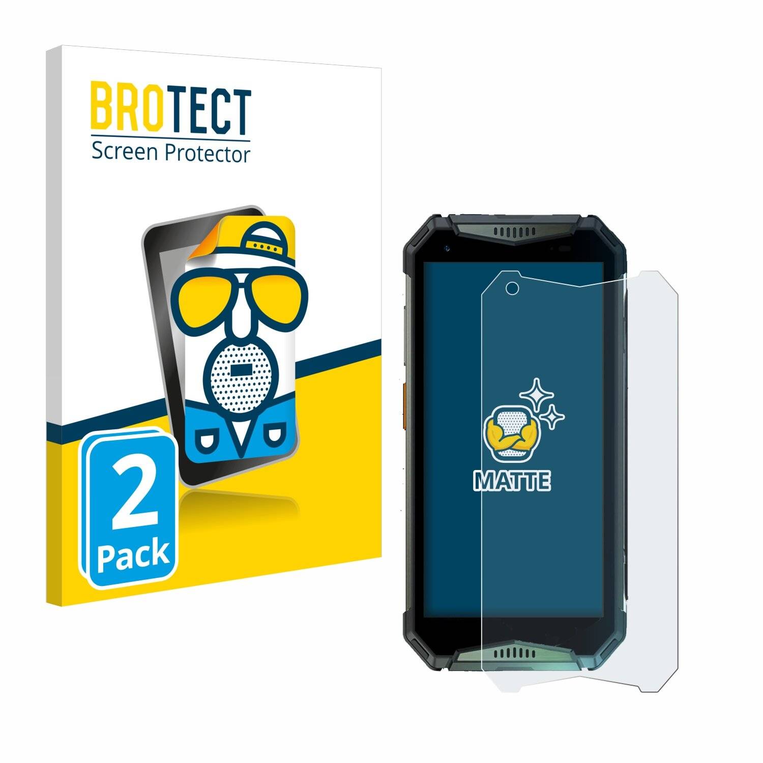 2x BROTECT Entspiegelungs-Folie für Ulefone Armor
