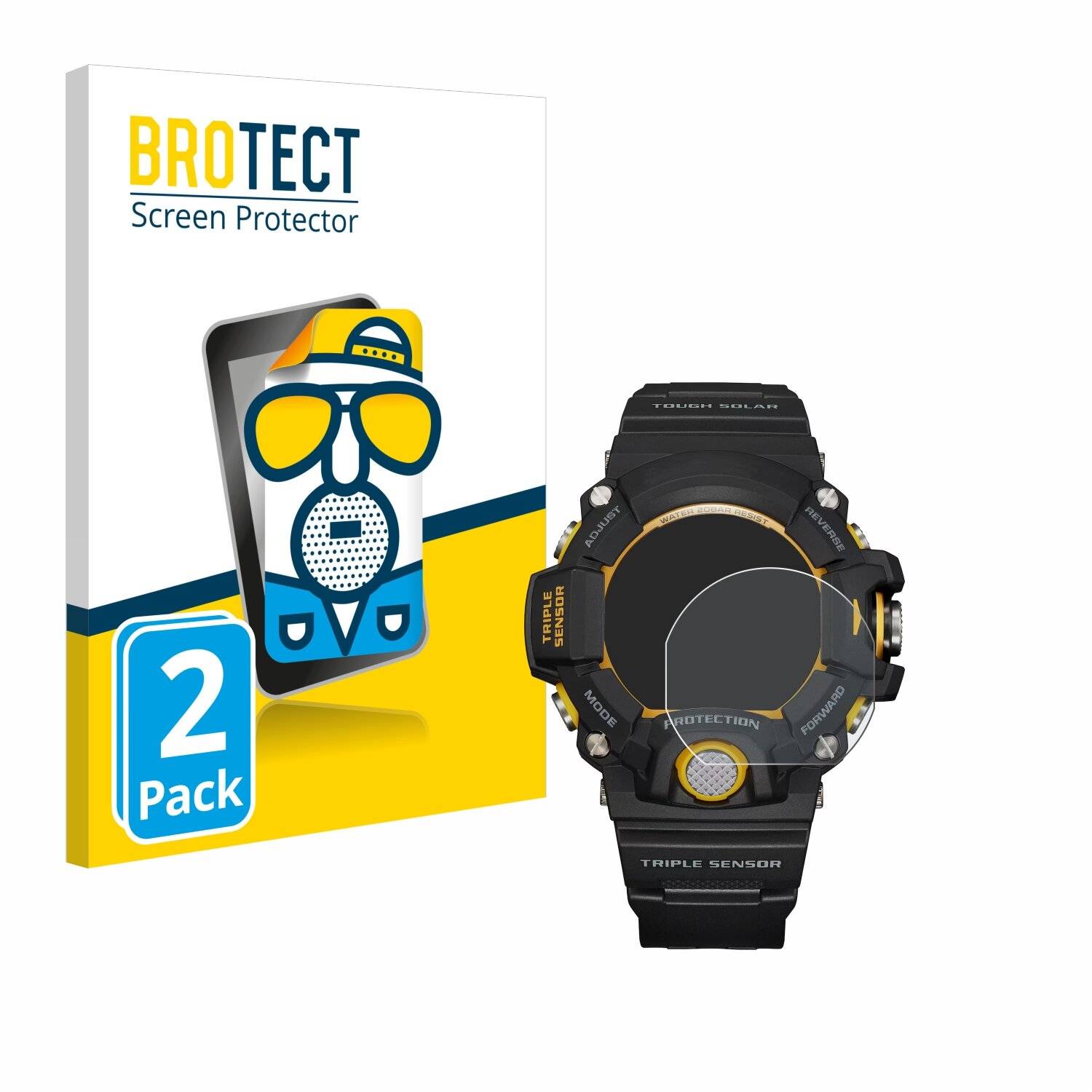 2x BROTECT Entspiegelungs-Folie für Casio G-Shock