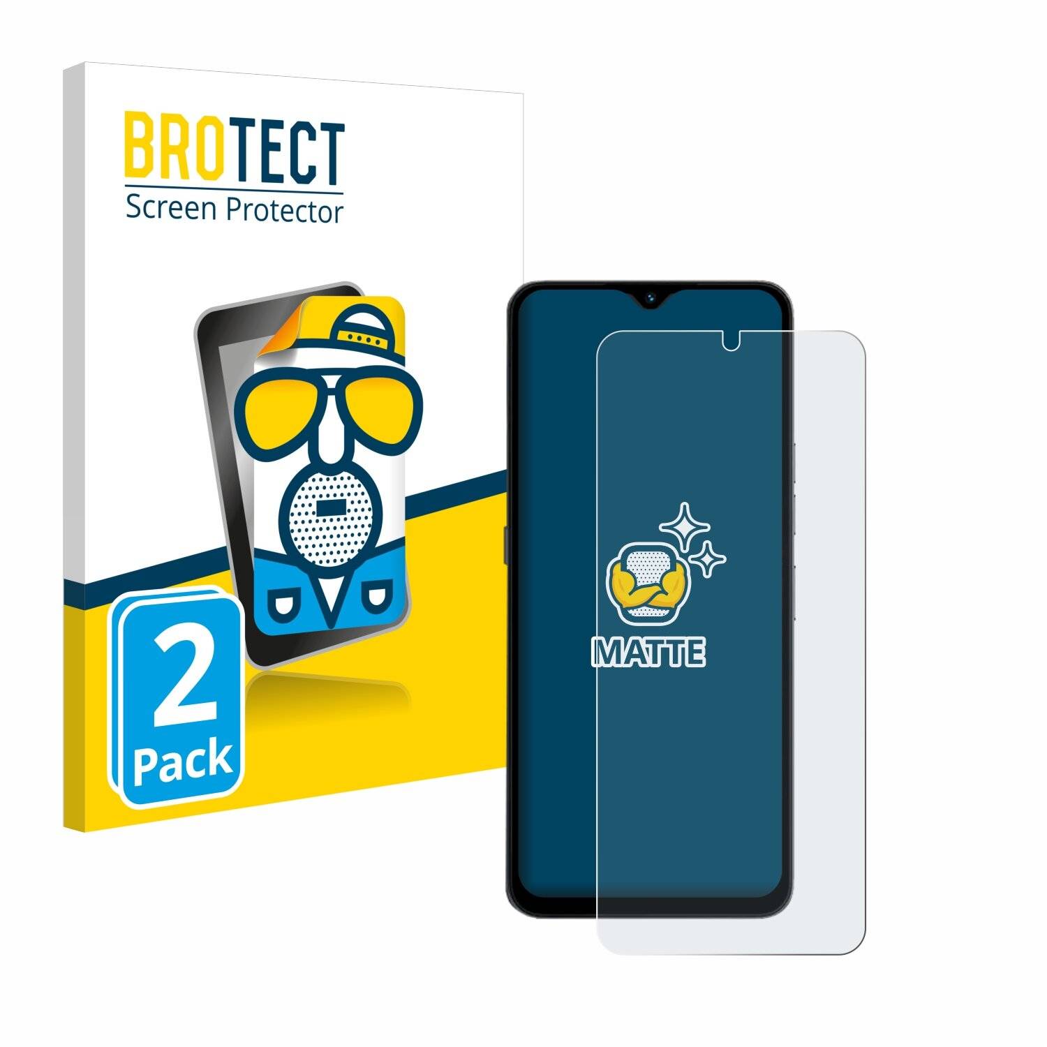 2x BROTECT Entspiegelungs-Folie für Umidigi