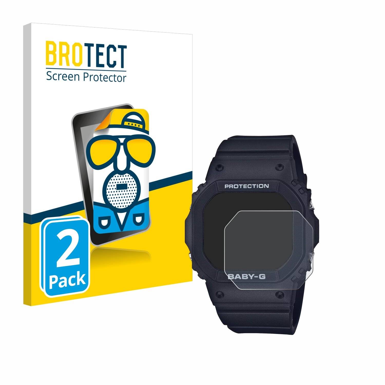 2x BROTECT Entspiegelungs-Folie für Casio Baby-G