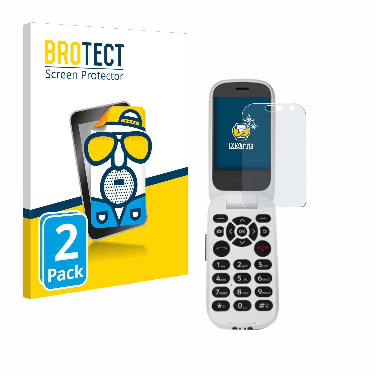 2x BROTECT Entspiegelungs-Folie für Doro