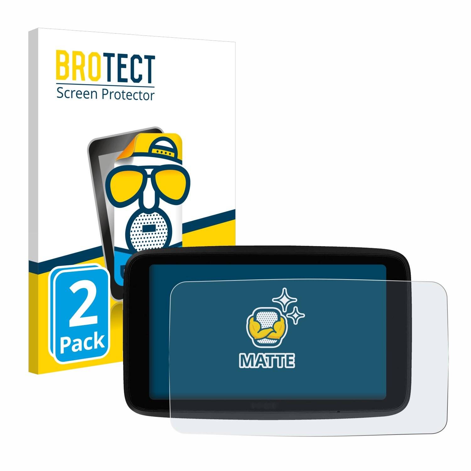 2x BROTECT Entspiegelungs-Folie für TomTom GO Superior