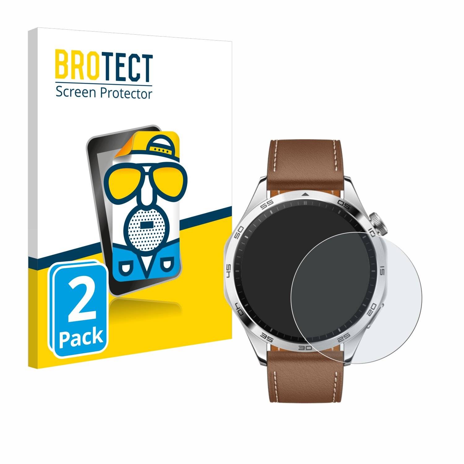 2x BROTECT Entspiegelungs-Folie für Huawei Watch GT 4