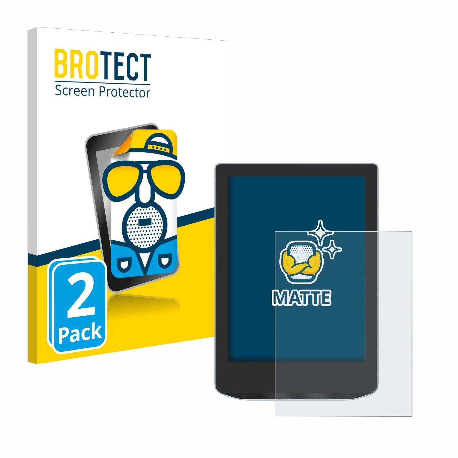 2x BROTECT Entspiegelungs-Folie für PocketBook