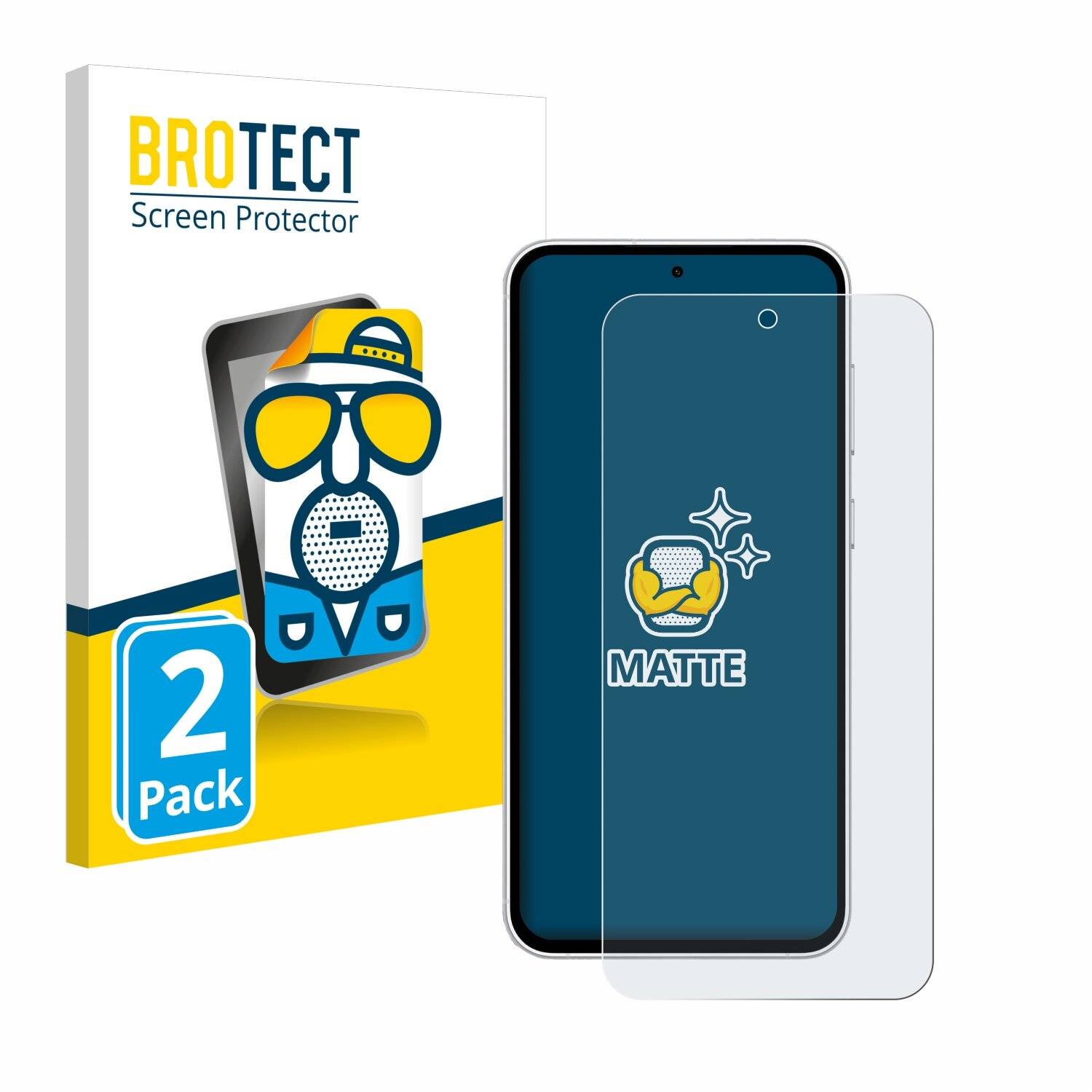 2x BROTECT Entspiegelungs-Folie für Samsung Galaxy S23