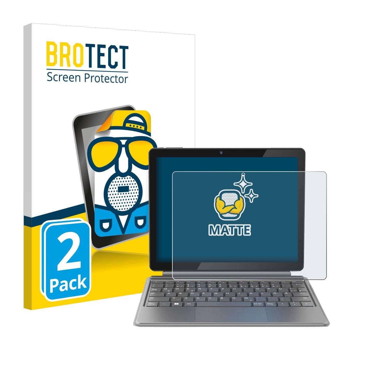 2x BROTECT Entspiegelungs-Folie für Alldocube iWork 20