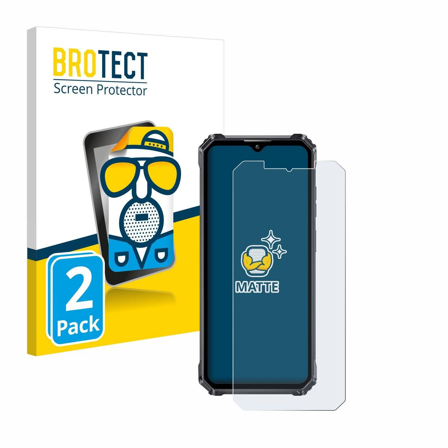 2x BROTECT Entspiegelungs-Folie für Oukitel