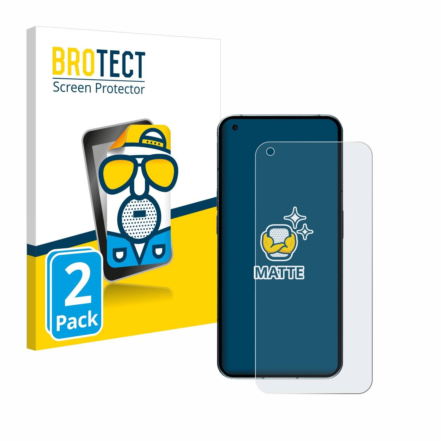 2x BROTECT Entspiegelungs-Folie für Nothing Phone (1)