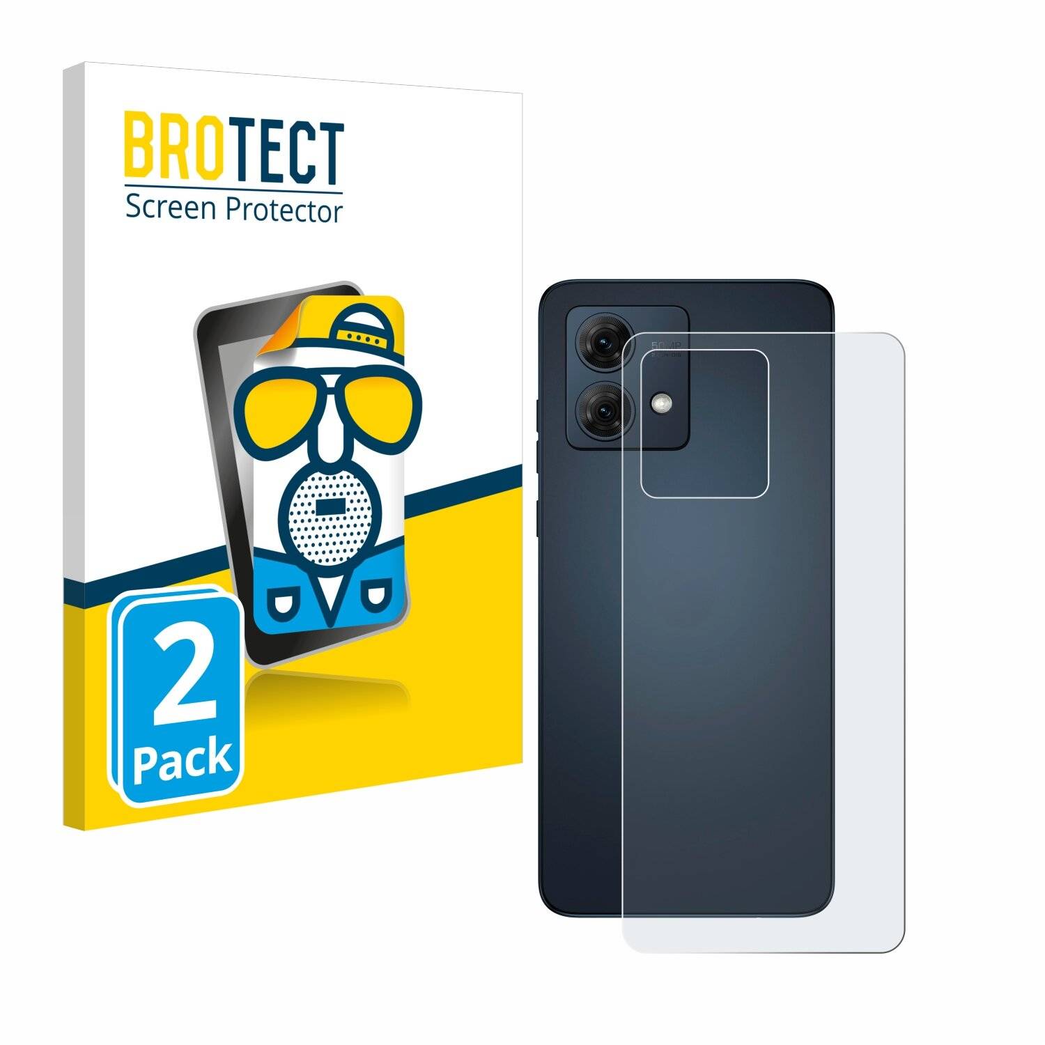 2x BROTECT Entspiegelungs-Folie für Motorola Moto G84
