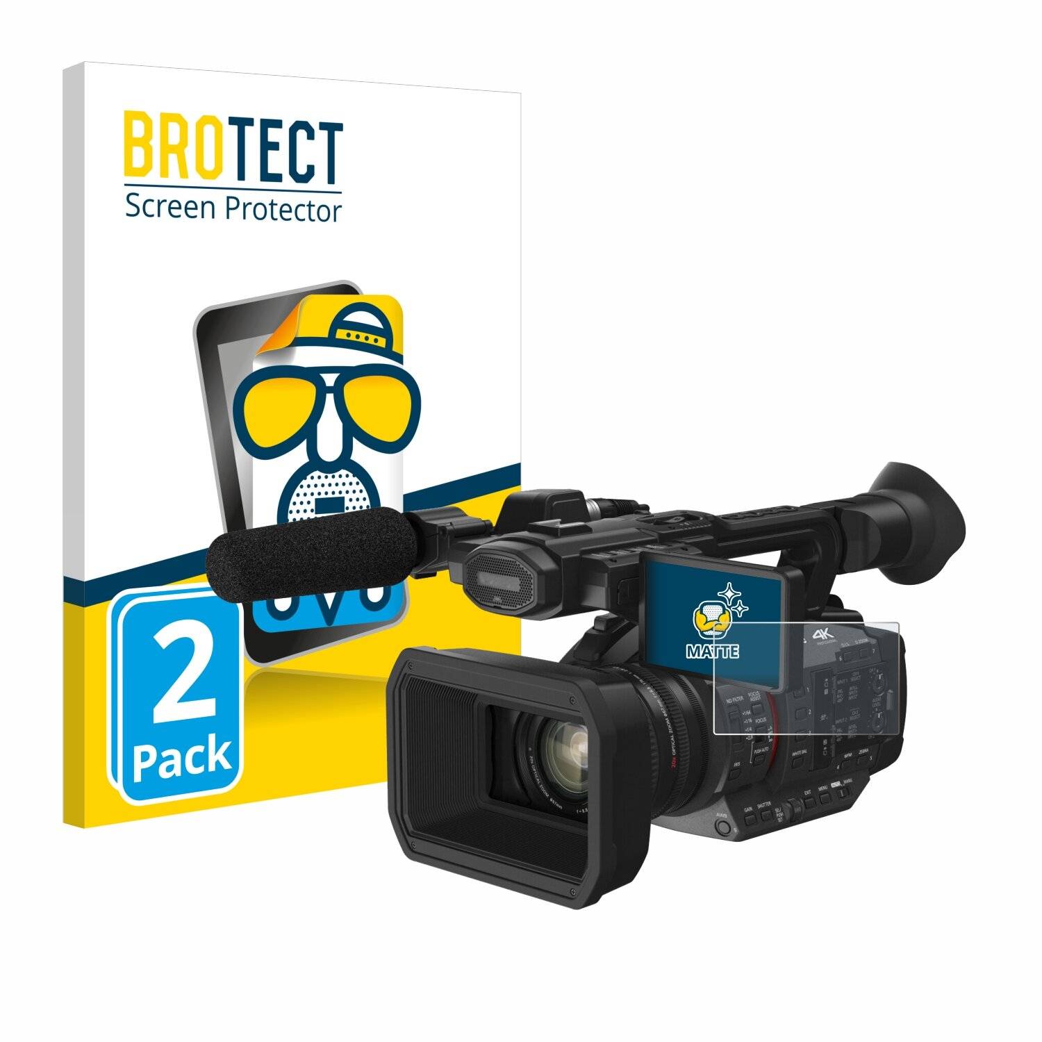 2x BROTECT Entspiegelungs-Folie für Panasonic