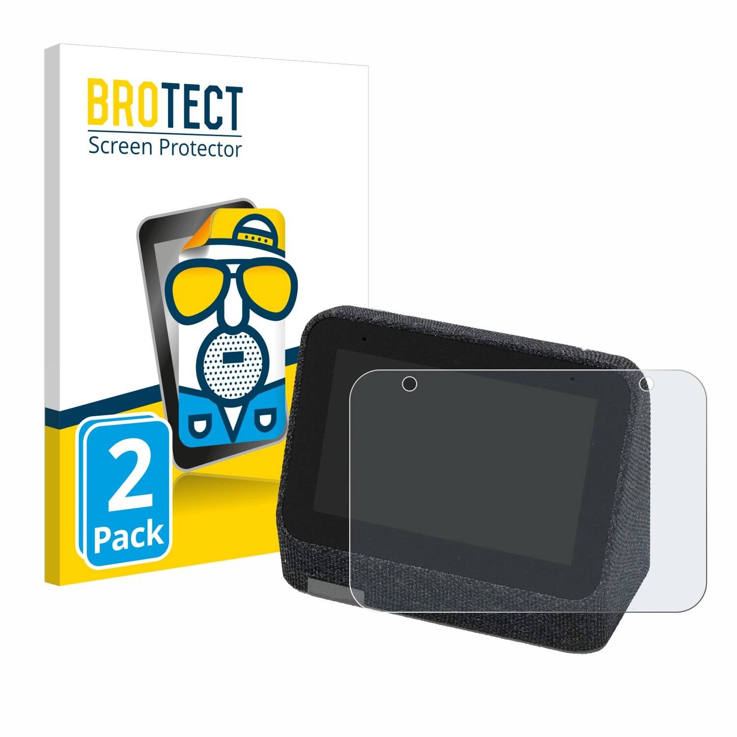 2x BROTECT Entspiegelungs-Folie für Lenovo Smart Clock