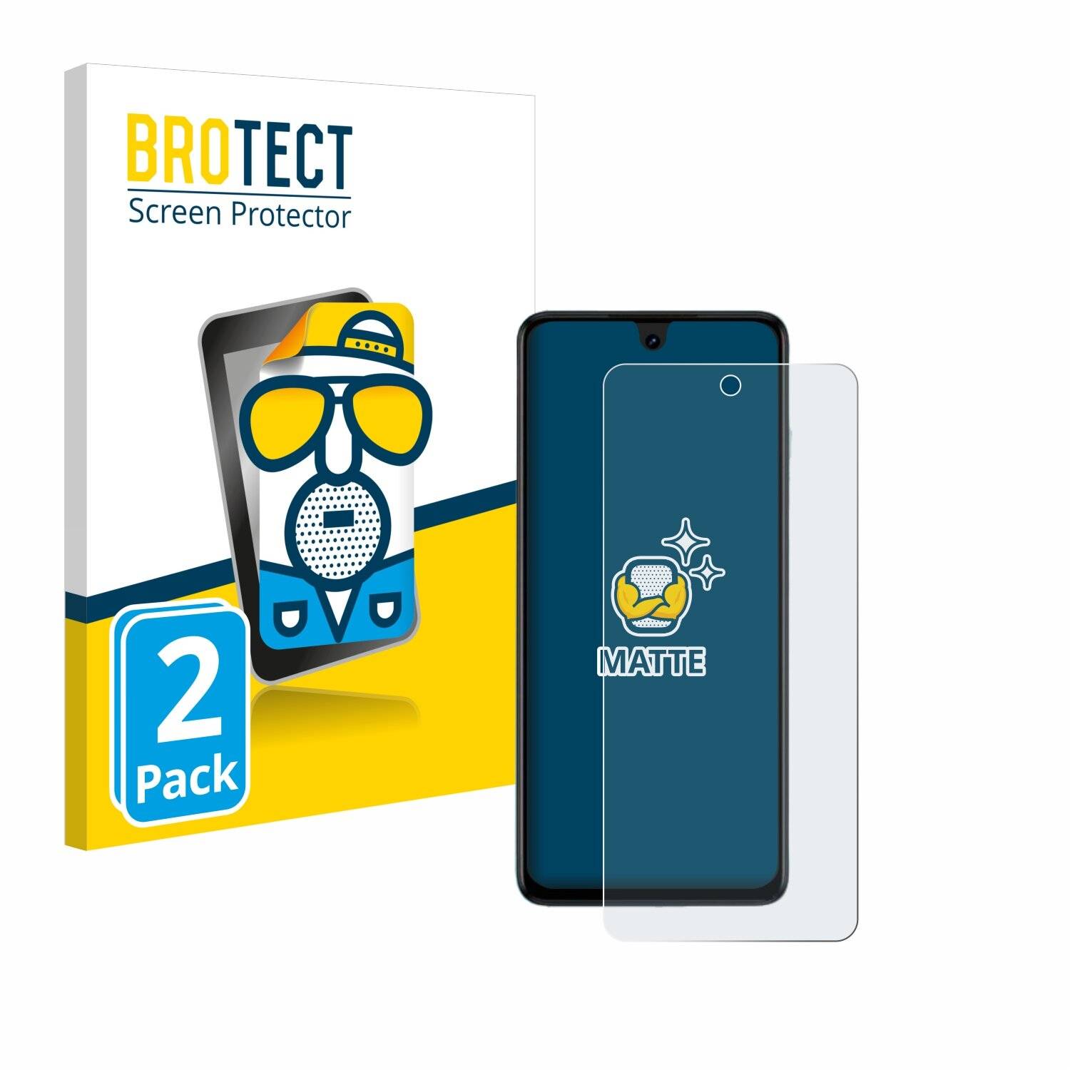 2x BROTECT Entspiegelungs-Folie für Tecno Spark