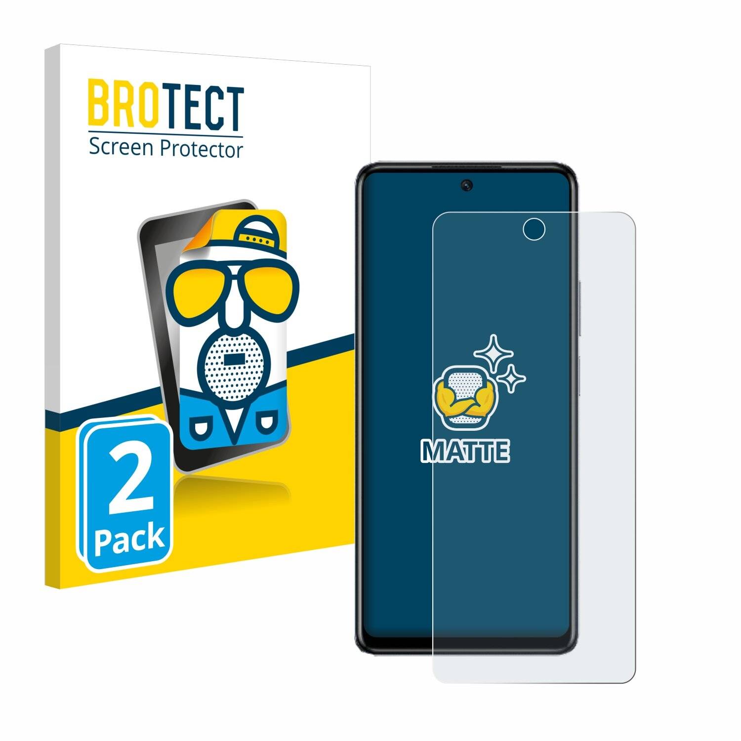 2x BROTECT Entspiegelungs-Folie für Infinix Hot 40