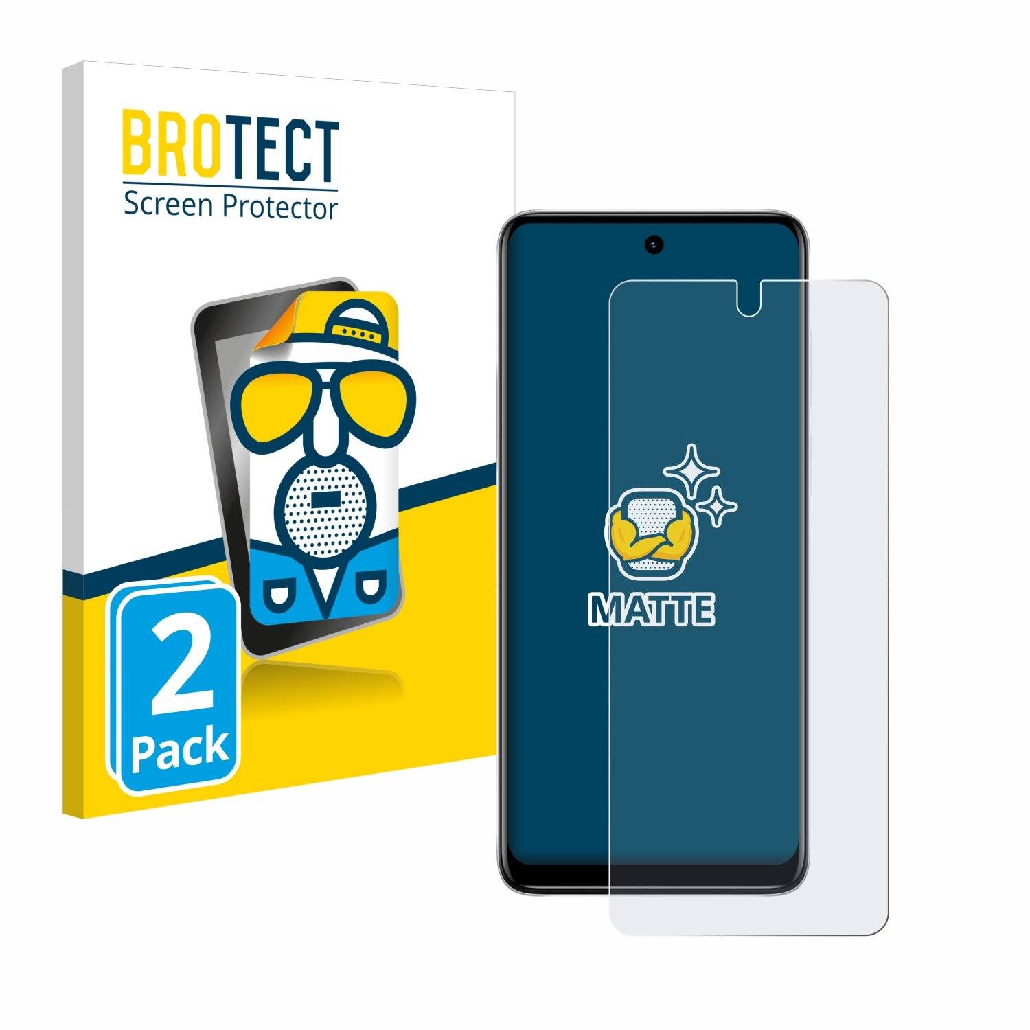 2x BROTECT Entspiegelungs-Folie für Motorola Moto
