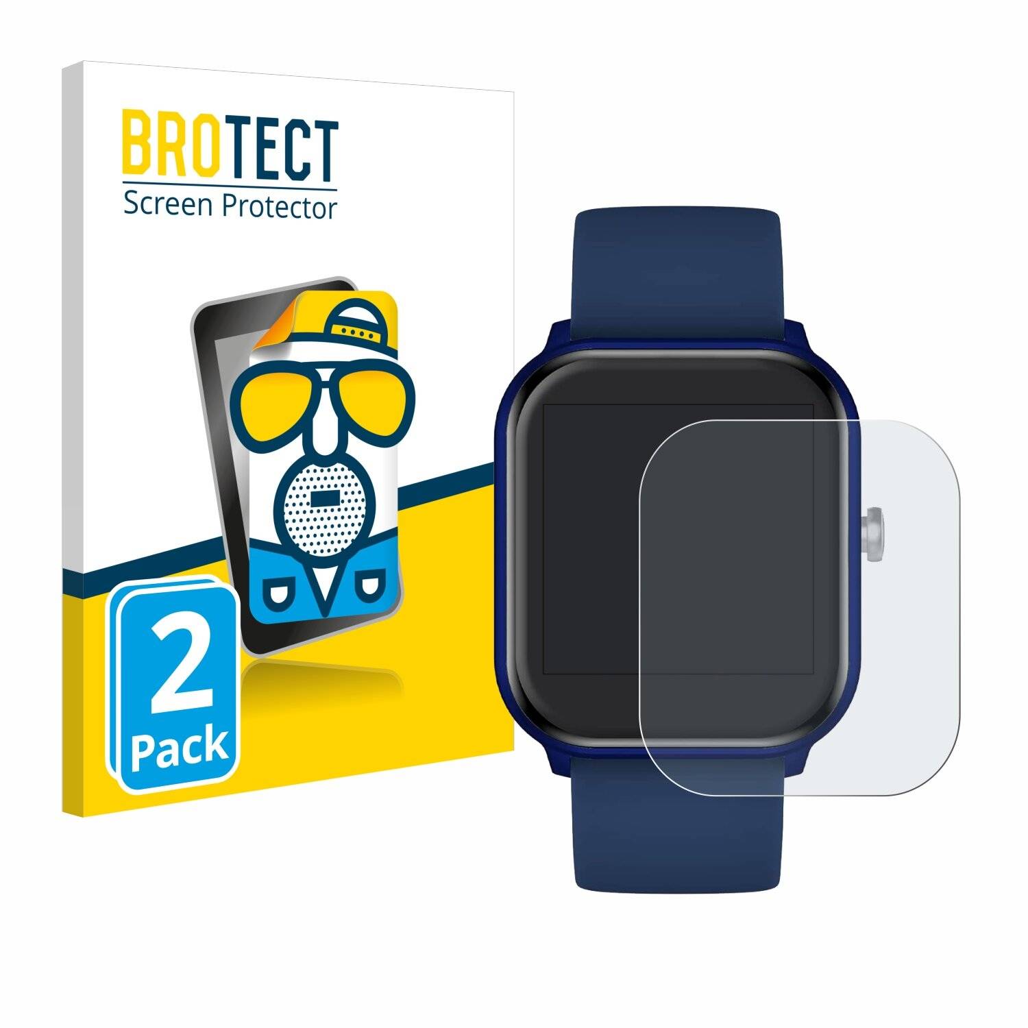 2x BROTECT Entspiegelungs-Folie für Ice-Watch ICE smart