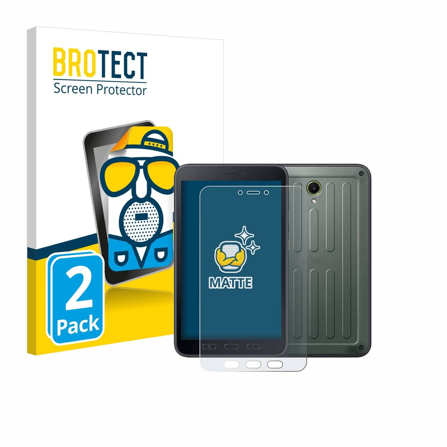 2x BROTECT Entspiegelungs-Folie für Samsung Galaxy Tab Active 5