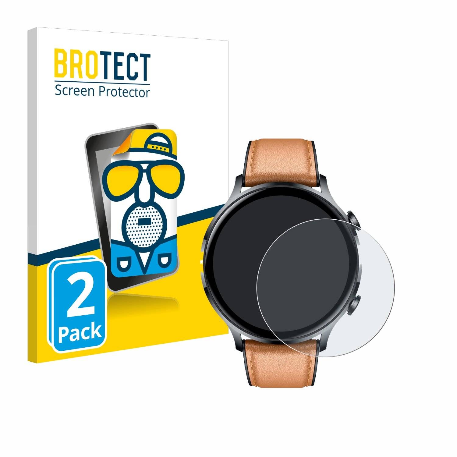 2x BROTECT Entspiegelungs-Folie für NONGAMX Smartwatch
