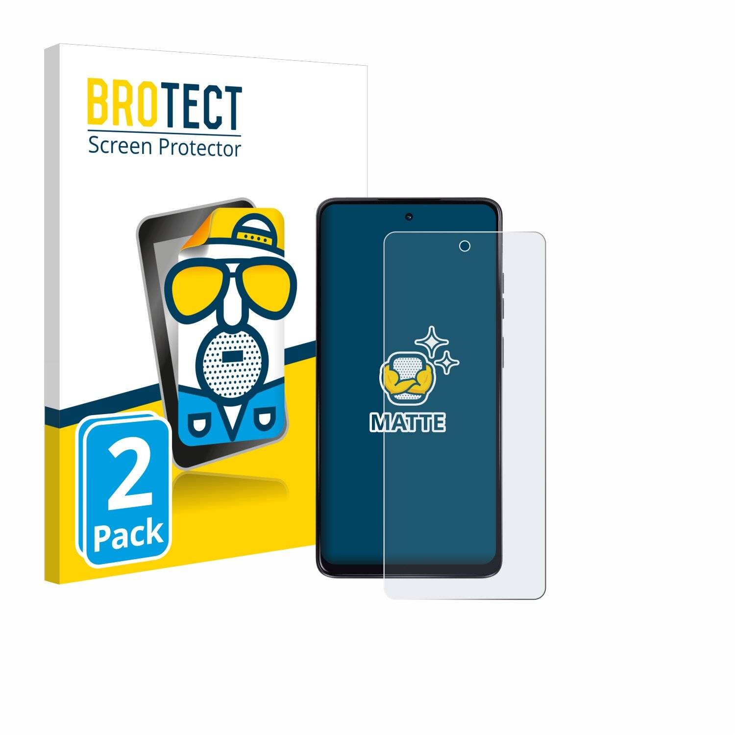 2x BROTECT Entspiegelungs-Folie für Motorola Moto
